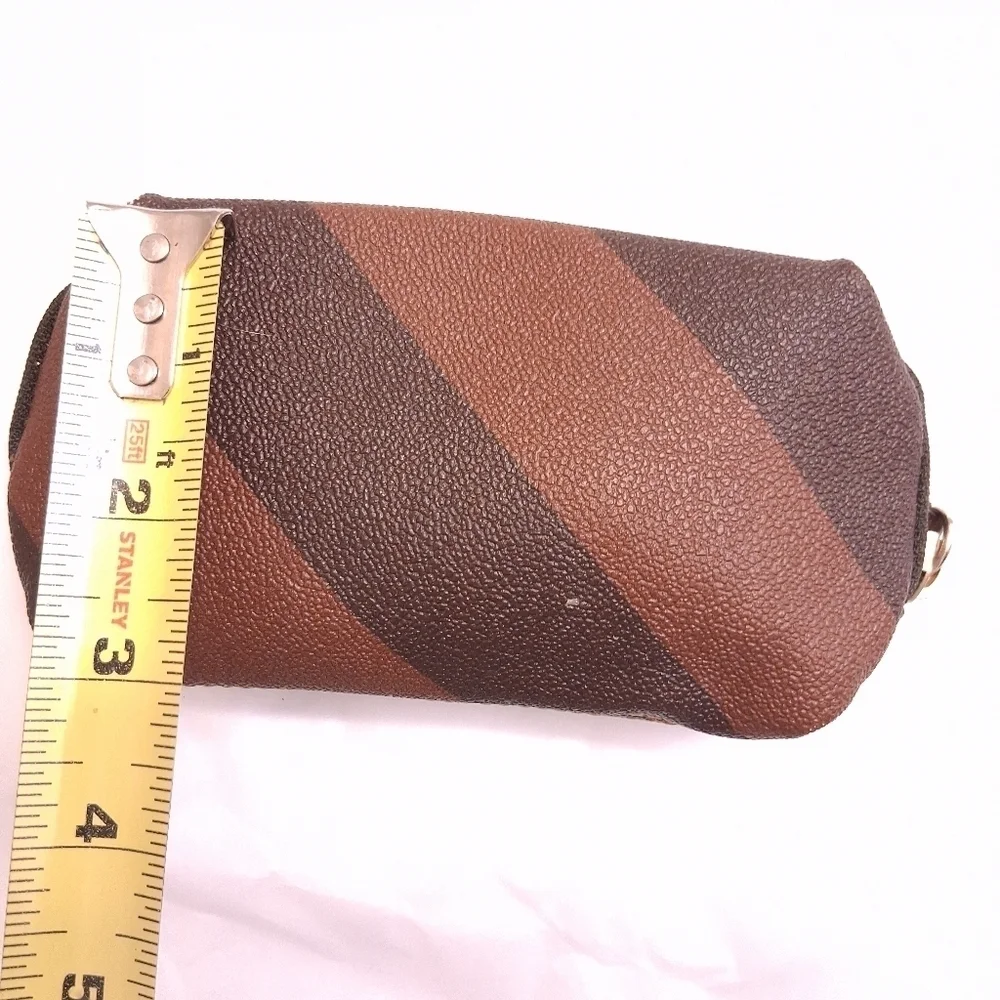 Dooney & Bourke two tone Brown cosmetic case
